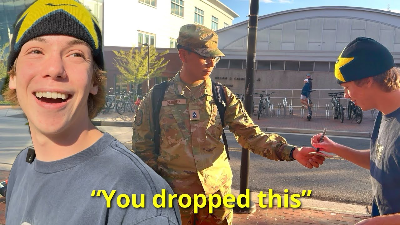 Dropping Paper Then Signing it!