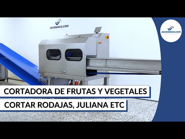 Cortadora de Frutas y Verduras Industrial  Cubos, Palos/Julianas y Rodajas  