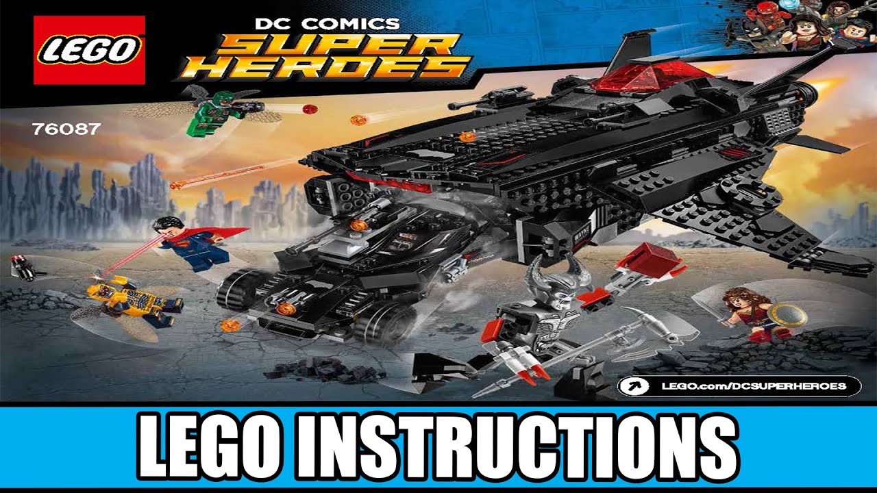 LEGO Instructions | DC | 76087 | Batmobile Airlift Attack
