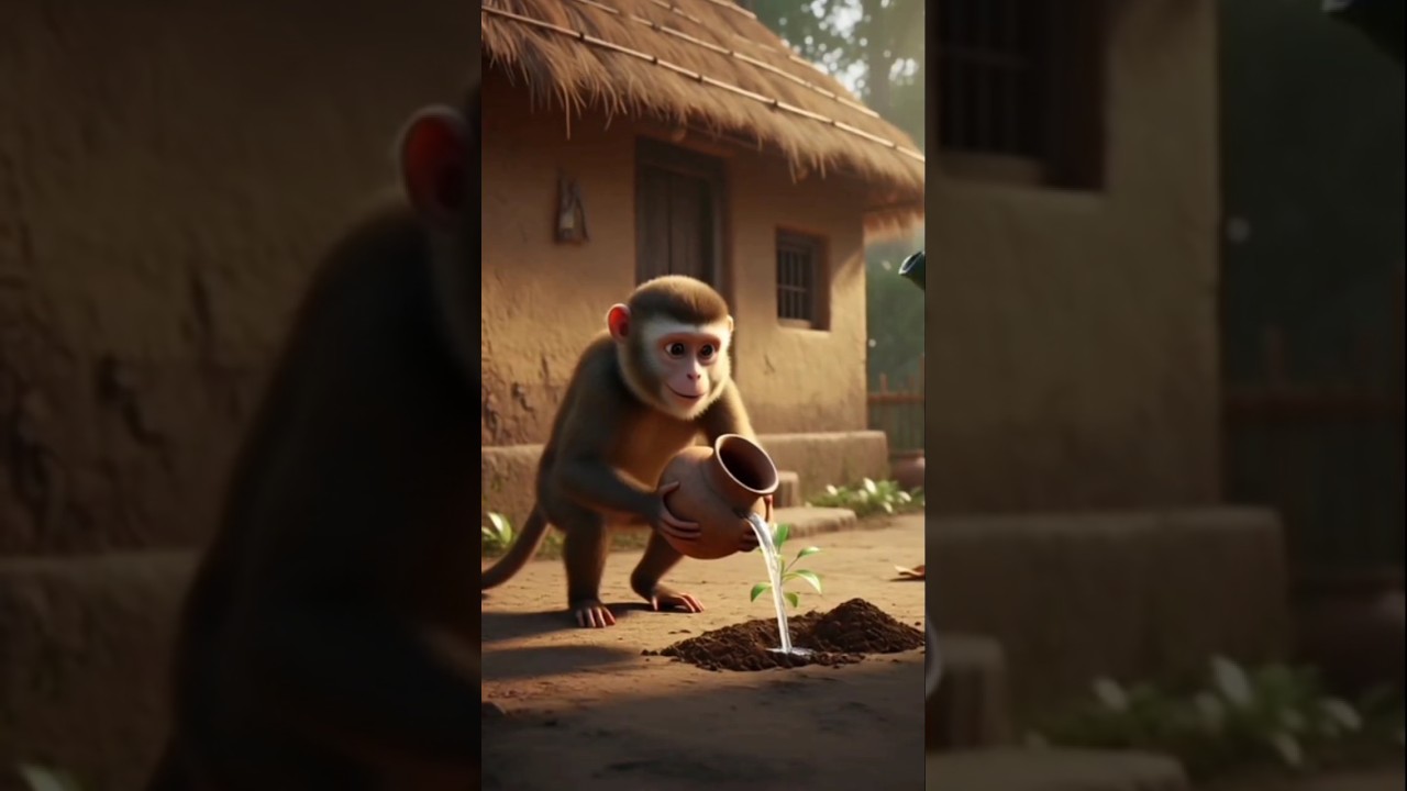 Monkey plant ared flower tree 