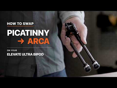 Elevate Ultra Bipod - How To Swap From Picatinny To ARCA