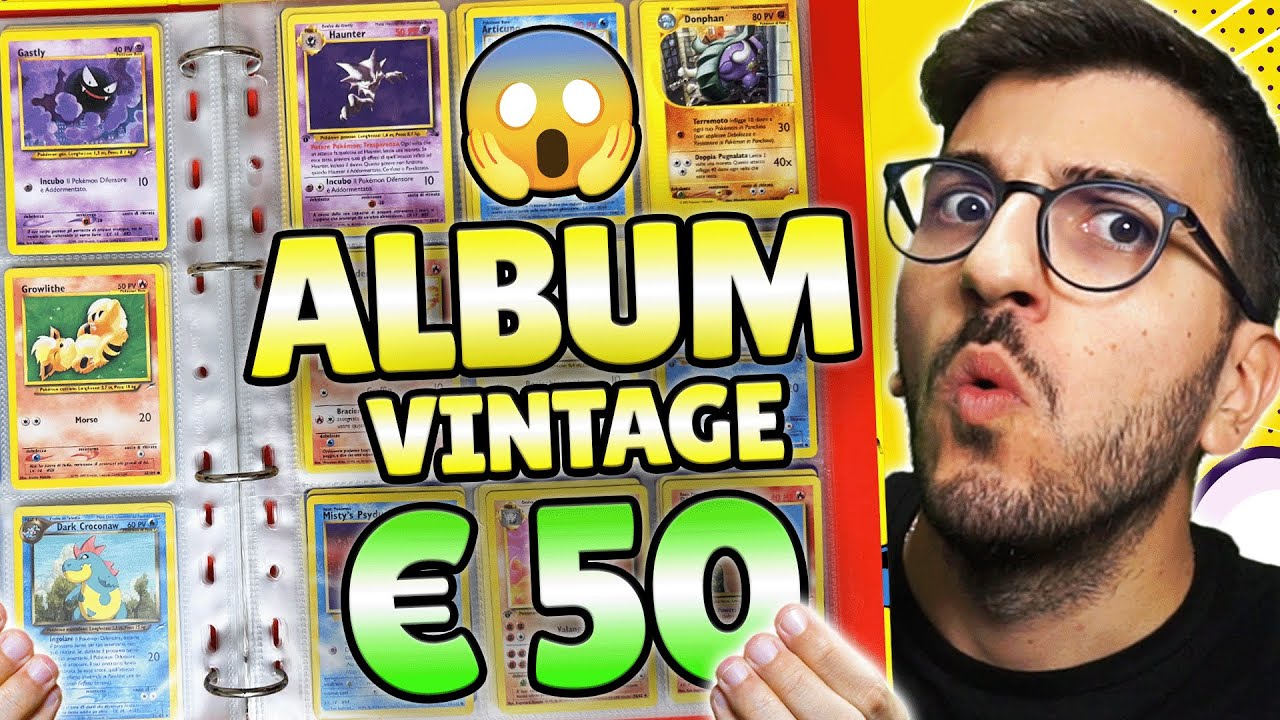 Ho TROVATO un ALBUM di CARTE POKEMON VINTAGE a €50,00 - YouTube