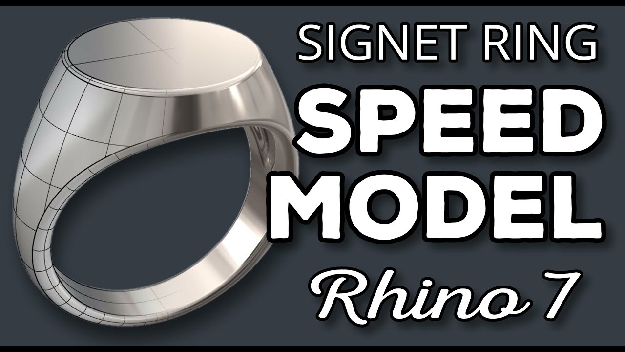 Rhino | Speed Model | Signet Ring