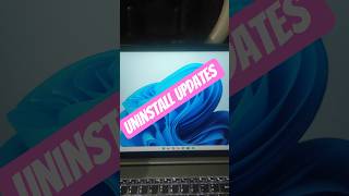 Uninstall Updates🔥| Day-0873| Windows Tips #techreels #reel #short #windows11tips #windows11
