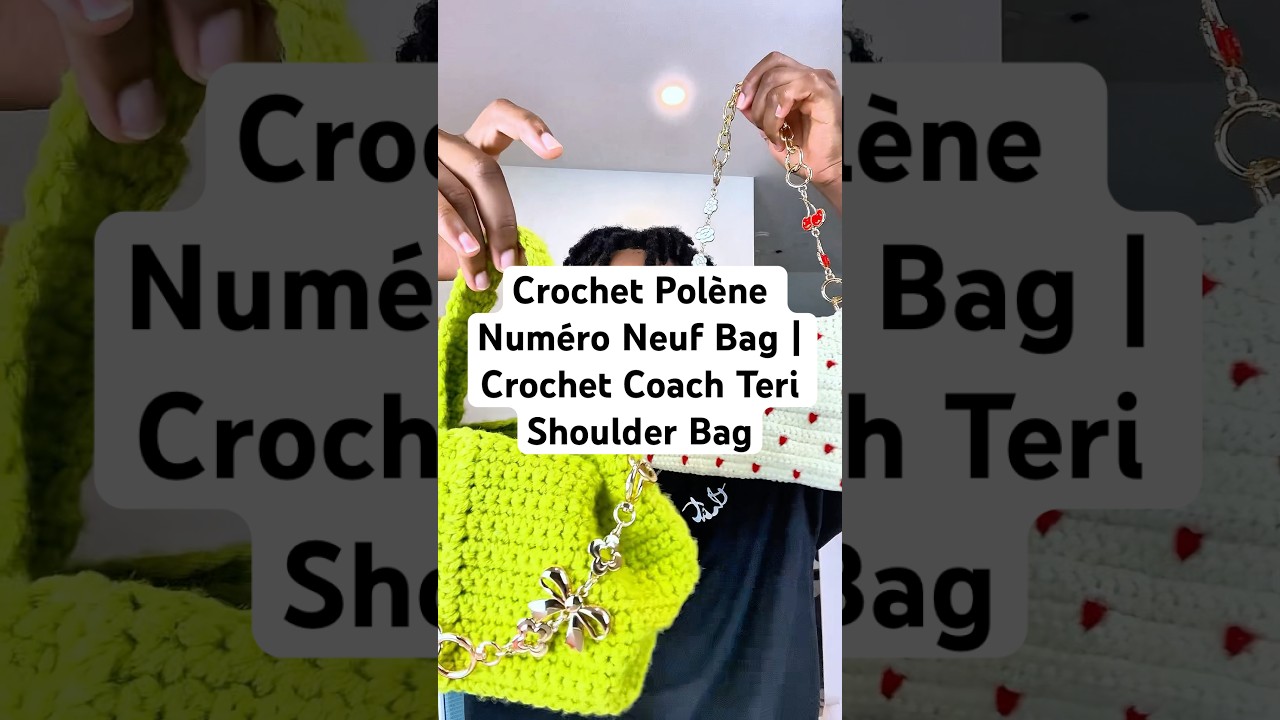 Crochet Polène Numéro Neuf Bag | Crochet Coach Teri Shoulder Bag