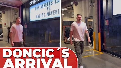 LUKA DONCIC arrives to face the MAVERICKS and the situation GOES VIRAL