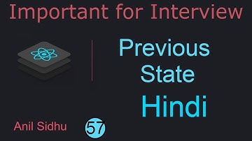 React tutorial in Hindi #57 Previous state in functional component