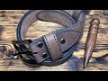 Ремень поясной/брючный из кожи Чепрак от #wildleathercraft