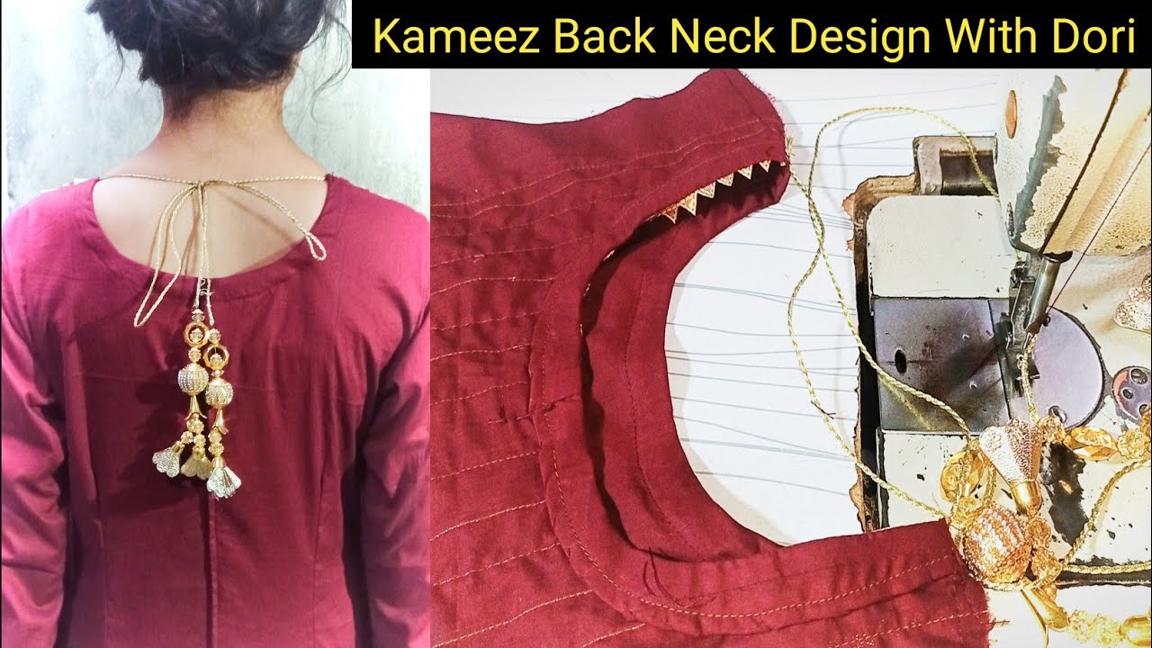 20 back neck Dori design for kurti/suits# fashion# trending - YouTube