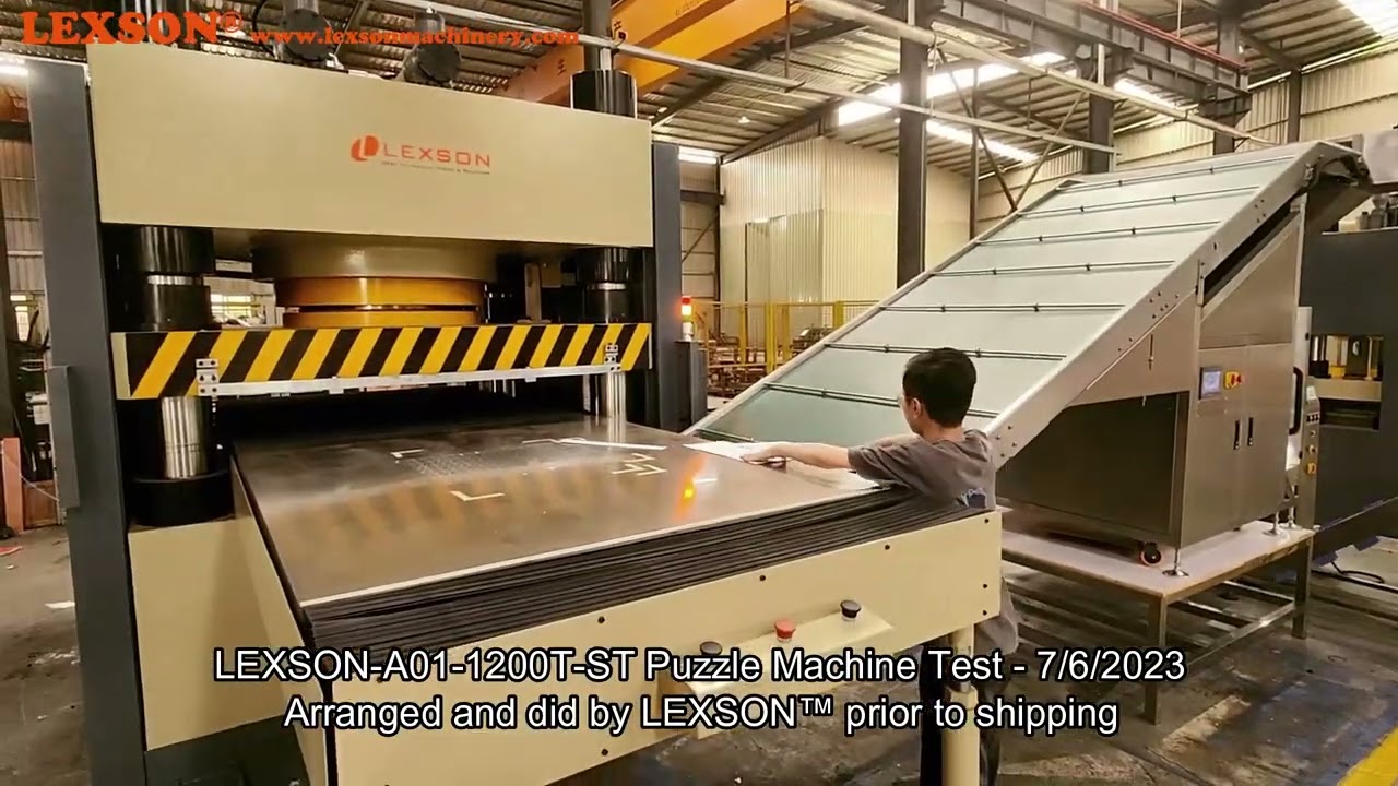 600 ton industrial puzzle press machine, jigsaw puzzle die cutting