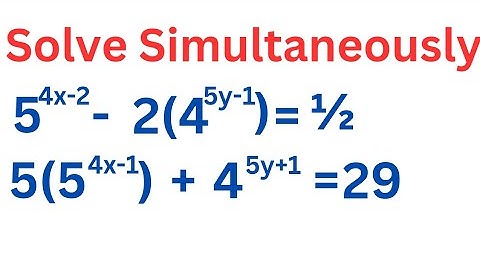 SIMULTANEOUS EXPONENTIAL EQUATION | GRADE 12 MATH | WAEC | NECO | JAMB