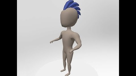 Gravity Sketch - Cartoon character model - Body + head
