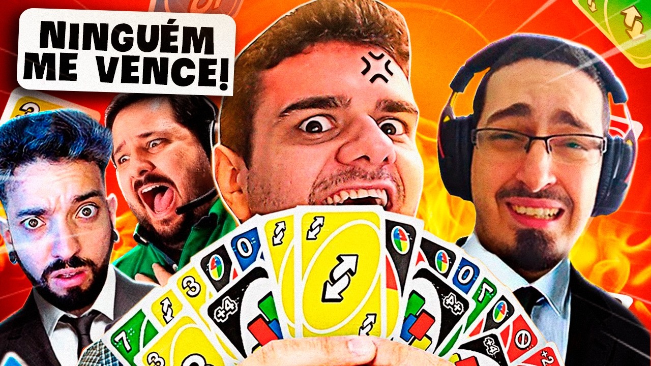 PARTIDA ÉPICA DE UNO COM SOUZONES, CORE, MR GUINAS E GABS 🤣