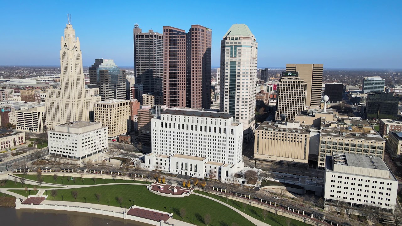 Drone Video Of Downtown Columbus Ohio K P Youtube