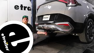 etrailer | Curt Class III Trailer Hitch Installation - 2024 Kia Sportage