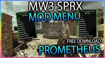 👽 [MW3/1.24] BEST FREE SPRX MOD MENU "PROMETHEUS" (PRE GAME, NON HOST) + FREE DOWNLOAD 👽