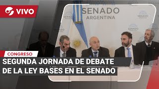 EN VIVO: EL SENADO DEBATE LA LEY BASES