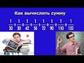 Как вычислить сумму дробей