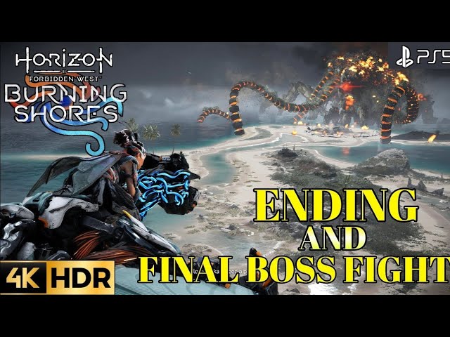 Horizon Forbidden West Burning Shores DLC - Ending & Final Boss Fight (4K  60FPS) 