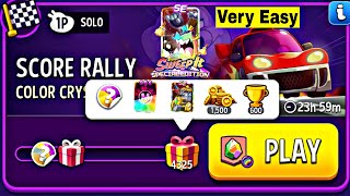 color crystals rainbow solo challenge | score rally match masters | SE sweep It new boosters