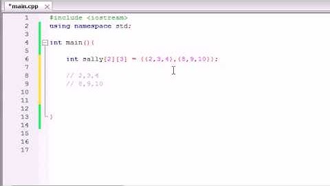 Buckys C++ Programming Tutorials   36   Multidimensional Arrays