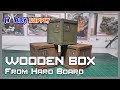 Tutorial Wooden Box for Diorama Scale 1:12