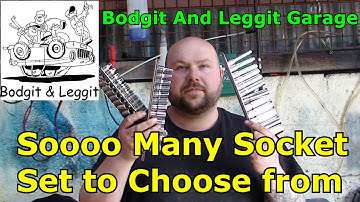 soooo many sockets set for a 3/8 ratchet (snap on facom blue point ect) bodgit and leggit garage