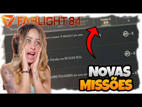 SAIU NOVAS MISSÕES DO PASSE DE BATALHA NO FARLIGHT 84 💎 SEMANA 8 💎 @Farlight84