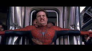 Spider-Man Stops A Train From Crashing | with spider man ya lili, ​ya lila song