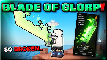 Obtaining NEW BLADE OF GLORP Rod in Fisch! (SO BROKEN..)