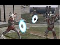 ウルトラマンFE3　ジャック対初代ウルトラマン　ウルトラスラッシュ（八つ裂き光輪）対決　UltramanFE3