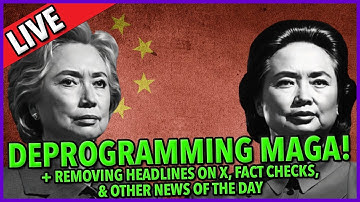 Hillary Wants To Deprogram All MAGA! ☕ 🔥 #factcheckfriday   ☕  #noheadlines C&N 117