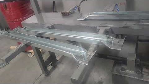 Warehouse rack support roll forming machine #rollformingmachine #machine