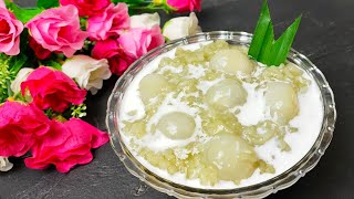 Thai Dessert | Sticky rice with longan วิธีทำข้าวเหนียวเปียกลำไย