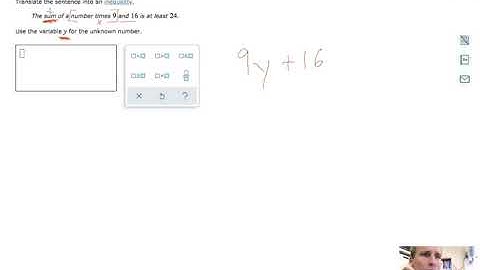 Translating a sentence into a multi step inequality
