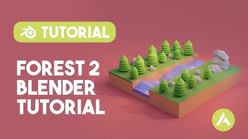 How to make 3D Forest in blender