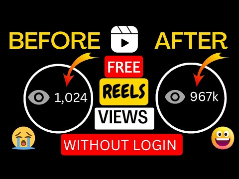 Without login how to increase reels views on instagram / Instagram par ...