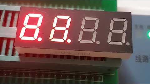 4 digit LED 7 segment display from sales@szbabbitt.com