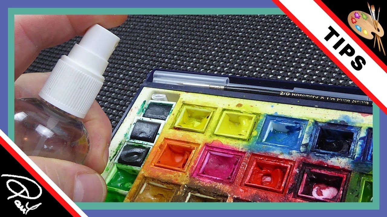 How to use drawing gum for watercolour. By Heba Ele 