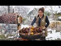 La neige est tombe dans notre village  tarte aux flocons davoine et  la banane  recette de keba