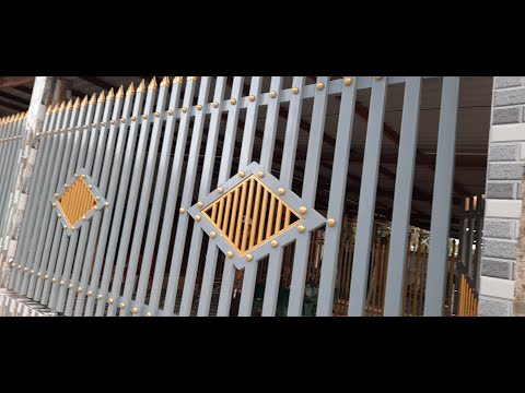 Video Cách làm hàng rào sắt hộp hình thoi || cửa sắt Nam... - youtube