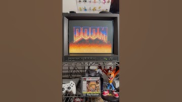 Intro from Doom for PlayStation #retrogaming #doom #playstation #crt