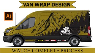 Mastering Van Wrap Design | Complete Vehicle Wraps Tutorial | Car Wrap - Vehicle Graphics