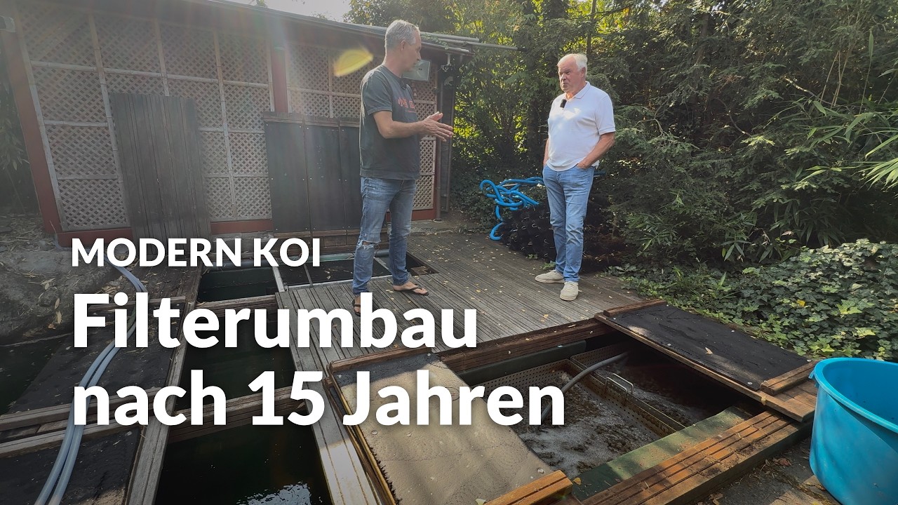 So plant Jürgen Kirchner den Filterumbau | Modern Koi Blog #8311