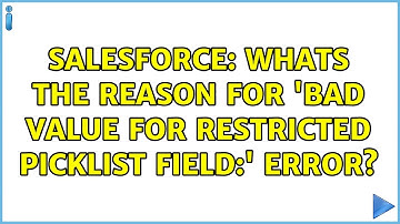 Salesforce: Whats the reason for 