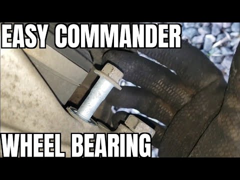 How to Replace Front Wheel Bearing Jeep Commander