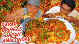 KALAP BRINGAS SUAPAN ANACONDA KETEMU AYAM RICA RICA KEMANGI!!