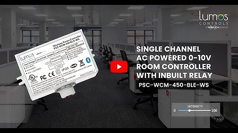 Single Channel AC Powered 0-10V Room Controller | Lumos Controls