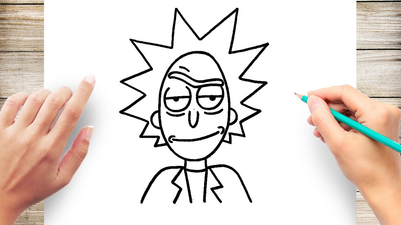 Rick And Morty Drawing - How To Draw Rick And Morty Step By Step