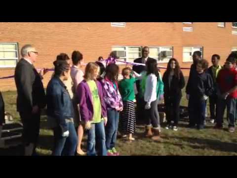 Samuel Ogle Middle School- Veggie Garden Ribbon Cutting
